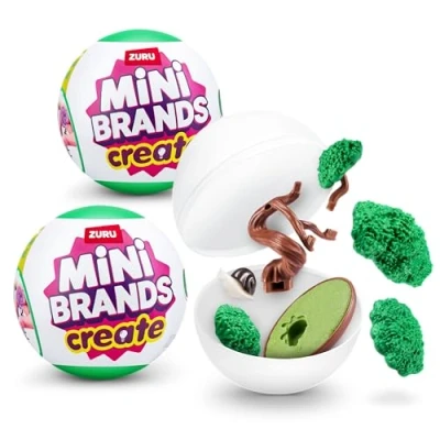 Afbeelding van Mini Brands Create Garden, Series 1, Mystery Collectible miniatuurfiguren, verrassingsspeelgoed met verzamelbare Minis, Blind Packaging, DIY (2 capsules)