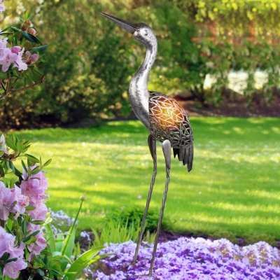 Afbeelding van LED sfeerlamp 33216 op zonne en, kraanvogel, gr