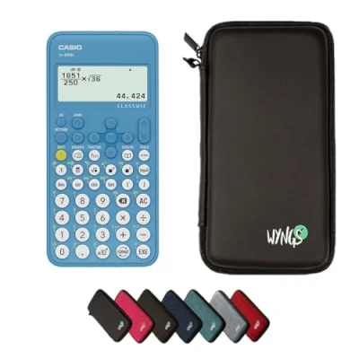 Afbeelding van CALCUSO Basispakket zwart met rekenmachine Casio FX 82NL