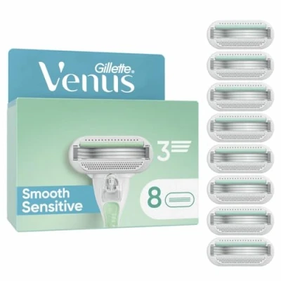 Afbeelding van 10x Gillette Venus Scheermesjes Smooth Sensitive 8 stuks