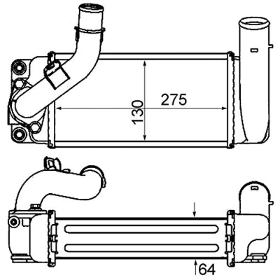 Afbeelding van Mahle Original Interkoeler CI 461 000P
