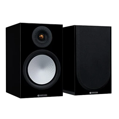 Image de Enceinte bibliothèque Monitor Audio Silver 100 7G Noir brillant Vendue par paire