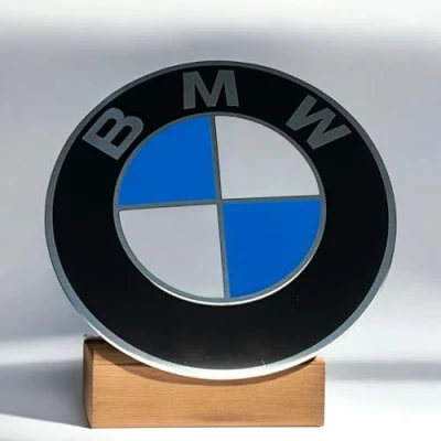 Afbeelding van BMW bandenembleem, zelfklevend 64,5 mm, gestempeld, 3613676755
