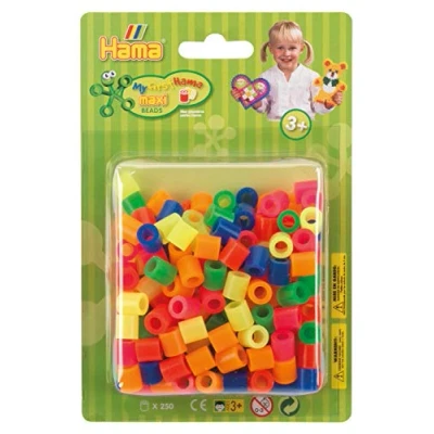 Afbeelding van Hama Strijkkralen Maxi 250 Stuks Neon