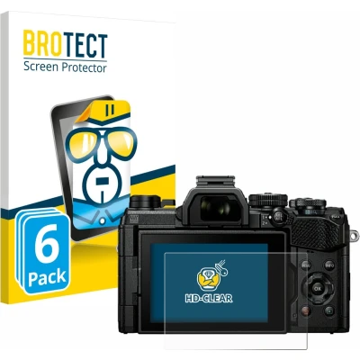 Afbeelding van BROTECT Screenprotector voor Olympus OM System 5 Folie Beschermfolie transparant (6 Stuks)