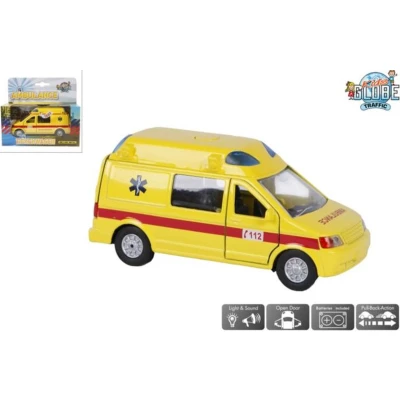 Afbeelding van Kids Globe Ambulance Licht Geluid 13 cm
