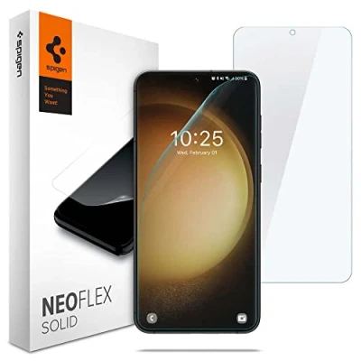 Afbeelding van Spigen Neo Flex Solid Screen Protector Geschikt voor Samsung Galaxy S23 Case Friendly 2 Pack