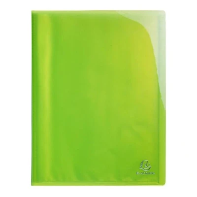 Afbeelding van Exacompta 85873E map met 40 hoezen, A4, groen