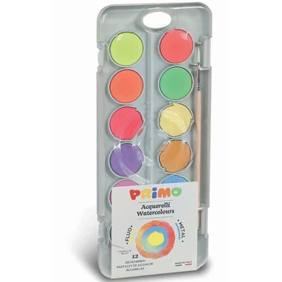 Afbeelding van Primo waterverf tablet metallic en neon