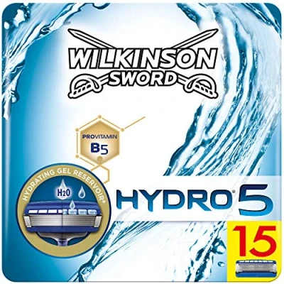 Afbeelding van Wilkinson Sword Hydro 5 heren scheerapparaat voor brievenbus, 15 stuks