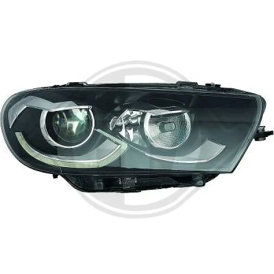 Afbeelding van DIEDERICHS 2251184 Koplampen VOLKSWAGEN: Scirocco III