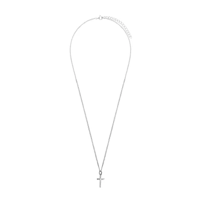 Afbeelding van Lucardi Basic Ketting, Dames, Maat: 48, Silver