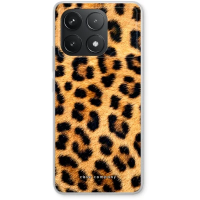 Afbeelding van Case Company® hoesje geschikt voor Xiaomi Poco F6 Pro Luipaard Soft Cover Telefoonhoesje Bescherming aan alle Kanten en Schermrand