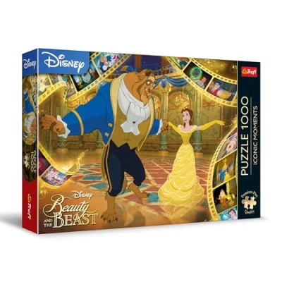 Image de Trefl Qualité Premium Plus Puzzle Iconic Moments : la Belle et Bête 1000 pièces, série de puzzles avec les personnages préférés, pour adultes enfants à partir 12 ans