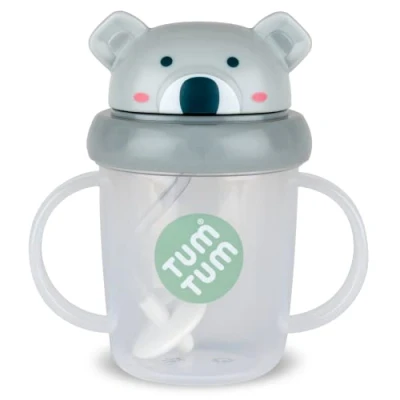 Afbeelding van TUM Tippy Up Drinkbeker zonder ventiel, voor peuters, 200 ml, BPA vrij (Kev Koala S3)