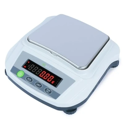 Afbeelding van U.S. Solid Digitale weegschaal 3000 g x 0,01 nauwkeurige analyseweegschaal voor keuken, sieraden en wetenschappelijk wegen AC/DC voeding