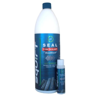 Afbeelding van Squirt Sealant Seal Tyre Tubeless 1000 Ml Blauw/wit