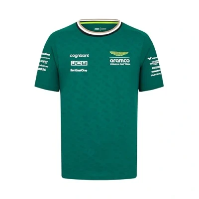 Afbeelding van Aston Martin F1 Fernando Alonso Team 2024 T shirt voor heren, Groen, XXL
