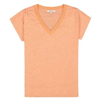 Afbeelding van Garcia Tshirt basic, Dames, Maat: Small, Papaya punch