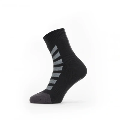 Afbeelding van Sealskinz Socks Dunton maat 39/42 Zwart grijs