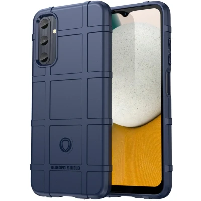 Afbeelding van iMoshion Hoesje Geschikt voor Samsung Galaxy A05s Siliconen Rugged Shield Backcover Donkerblauw