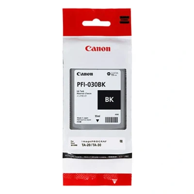 Image de Canon PFI 030BK 55 ml noir original réservoir d&#039;encre pour imagePROGRAF TA 20 MFP L24ei 30 L36ei