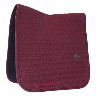 Afbeelding van Kentucky Zadeldekje Basic Dressuur Bordeaux Full