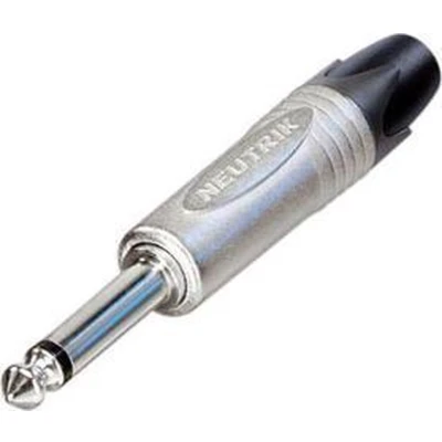 Afbeelding van NEUTRIK JACK PLUG CONNECTOR, 2 POLIG MANNELIJK, 6.3mm, VERNIKKELD (NP2X)