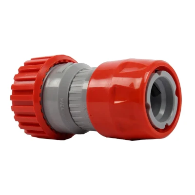 Afbeelding van Talen Tools Snelkoppeling met Stop en Slanghouder Ø 18 23 mm PVC
