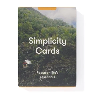 Afbeelding van Simplicity Cards: 52 cards for greater serenity, ease and clarity