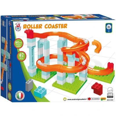 Afbeelding van Knikkerbaan Roller Coaster Set, 62dlg.