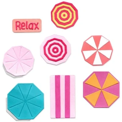 Afbeelding van Sizzix Thinlits Die Set Beach Blankets &amp; Brellas No.2 15pcs