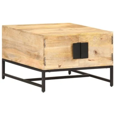 Afbeelding van Salontafel 67x67x45 cm massief mangohout