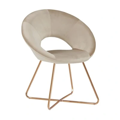 Afbeelding van Duhome eetkamerstoel beklede stoel leunstoel fauteuil woonkamerstoel vooraanstaande design 439D, kleur:grijs, materiaal:fluweel