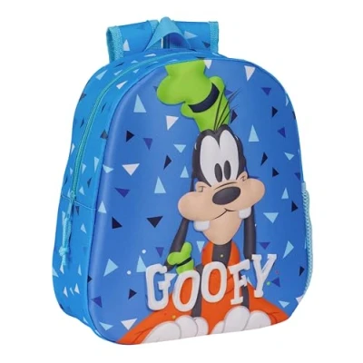 Afbeelding van 3D Kinderrugzak Clásicos Disney Goofy Blauw 27 x 33 10 cm