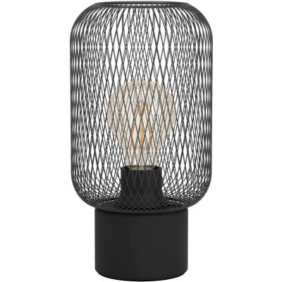 Afbeelding van Eglo Verlichting Tafellamp Wrington 1L 15 zwart