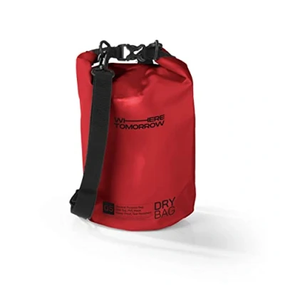 Afbeelding van Where Tomorrow PVC dry bag Style 01 5L rood