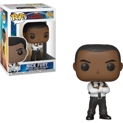Afbeelding van FUNKO Pop! Vinyl: Captain Marvel Nick Fury (Suit) Verzamelfiguur Volwassenen en kinderen