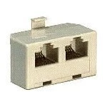 Afbeelding van Microconnect RJ11/2xRJ11 M/F Beige