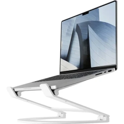 Image de Twelve South Curve Flex Support pour ordinateur portable bureau blanc mat
