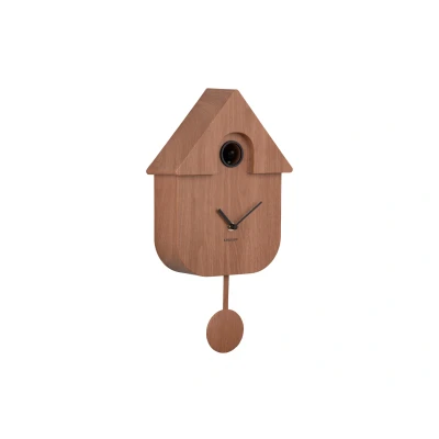 Afbeelding van Karlsson Wandklok Modern Cuckoo Donker hout