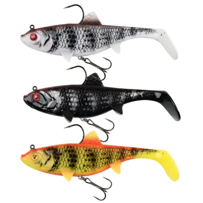 Afbeelding van Fox Rage Replicant 18cm 7&quot; wobble 90g UV Bright Perch Shad