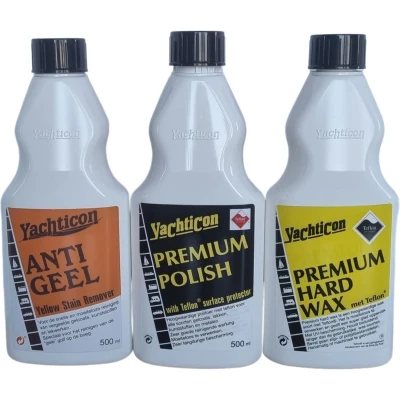 Afbeelding van Yachticon Poetspakket 500 ml Anti Gilb, Premium polish, hard wax