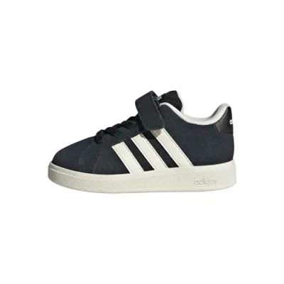 Image de adidas Mixte bébé GRAND COURT 00s SHOES INFANTS, Core Black/Off White/Cloud White, 25 1/2 EU