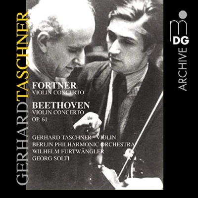 Afbeelding van Gerhard Taschner, Berlin Philharmonic Orchestra, Wilhelm Furtwängler, Georg Solti Violin Concertos (CD)
