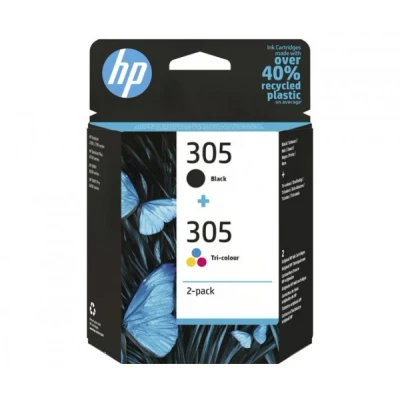 Afbeelding van HP 305 (6ZD17AE) Inktcartridge Zwart + 3 kleuren Voordeelbundel