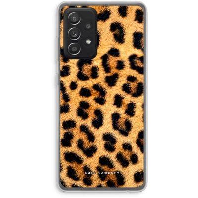 Afbeelding van Case Company® hoesje geschikt voor Samsung Galaxy A52s 5G Luipaard Soft Cover Telefoonhoesje Bescherming aan alle Kanten en Schermrand