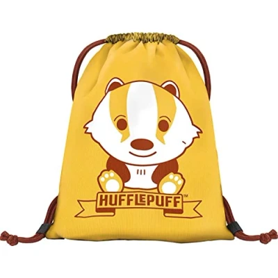 Afbeelding van Gymtas voor kleuterschool, sporttas jongens en meisjes, kinderen, Harry Potter Huffelpuf
