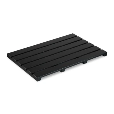 Afbeelding van Relaxdays badmat bamboe 54 x 36 cm antislip sneldrogend douche badkuip