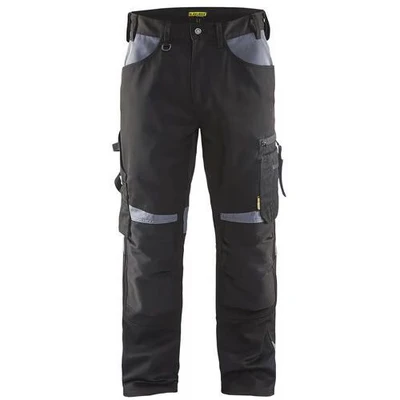 Image de Pantalon artisan sans poche flottante noir/gris